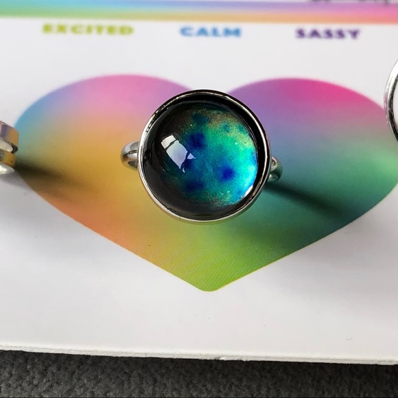 Set of 3 ~ Mood Rings ~ Capelli of New York - Picture 3 of 6